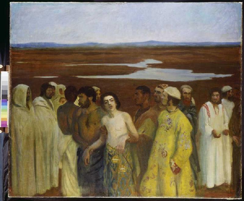 Joseph wird von seinen Brüdern nach Ägypten verkauft from Károly Ferenczy