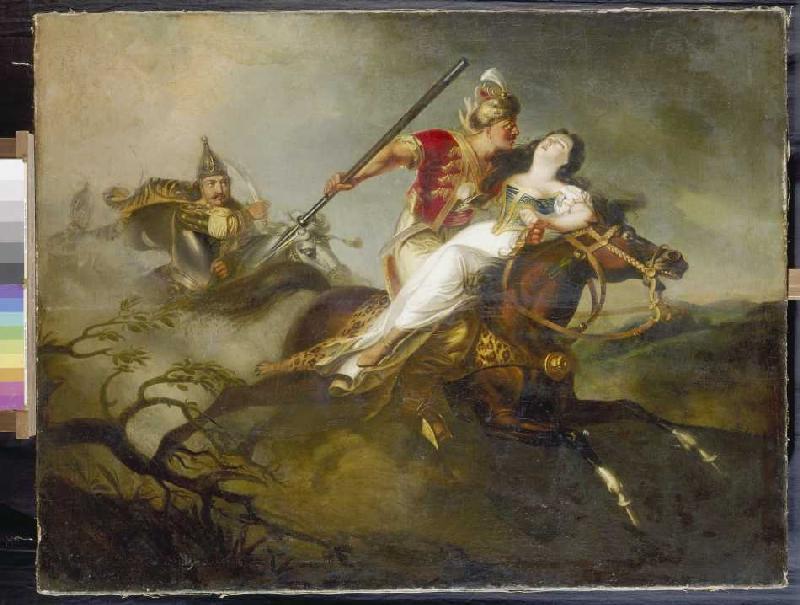 Fürst Ladislaus in der Schlacht bei Cserhalom. from Károly Kisfaludy