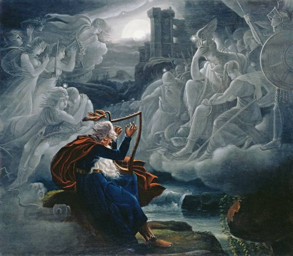 Ossian conjures up the spirits on the banks of the River Lorca from Károly Kisfaludy