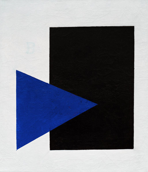 Malevich / Black Square, Blue Triangle from Kasimir Malewitsch