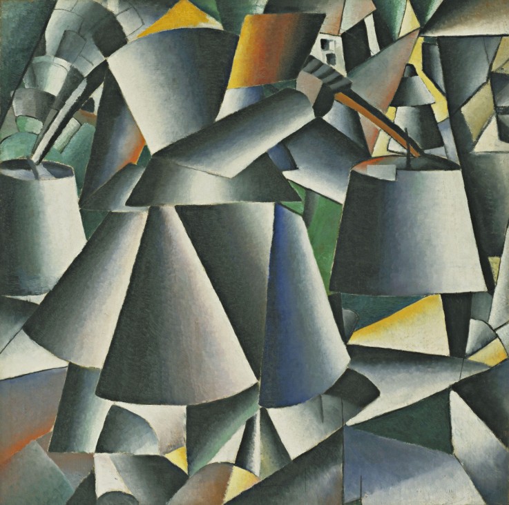 Woman with Water Pails. Dynamic Arrangement from Kasimir Malewitsch