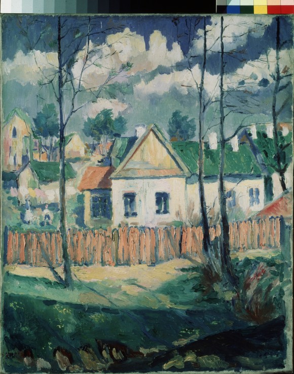 Spring. Landscape with a small house from Kasimir Malewitsch