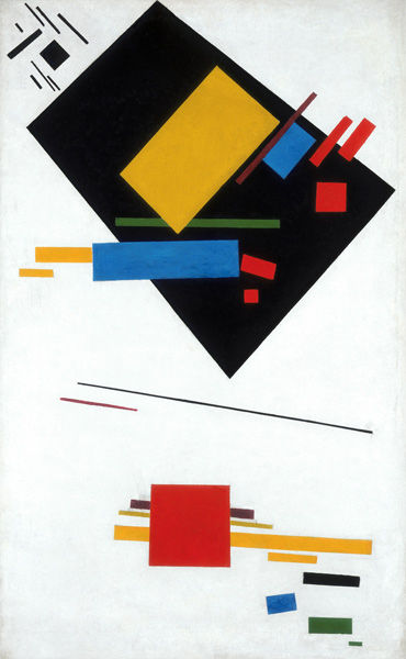 Suprematist painting (Black Trapezoid and Red Square) from Kasimir Malewitsch