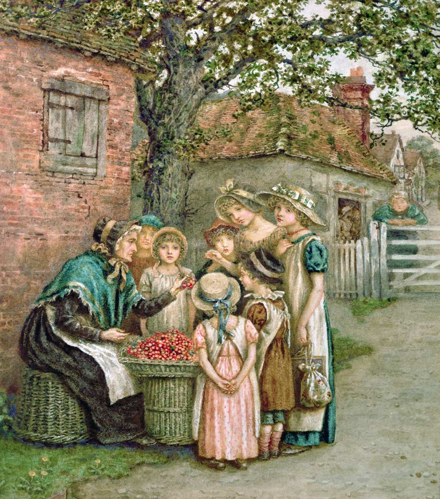 The Cherry Woman from Kate Greenaway