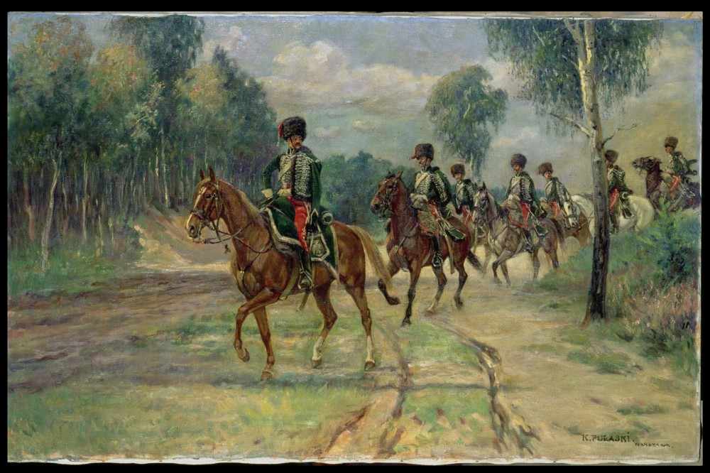 Squadron of Hussars from Kazimierz Pulaski
