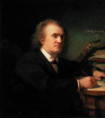 Portrait of Alexander Serov (1820-71) from Keller-Vyliandi  J.P.