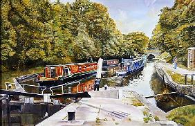 Knowle top lock, 2003 (oil on canvas) 