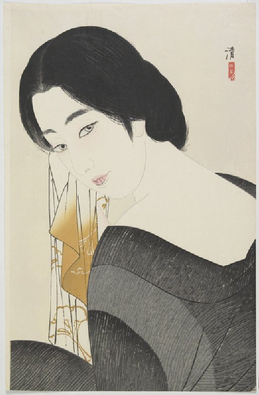 After the Bath, 1933 (colour woodblock print) from Kobayakawa Kiyoshi