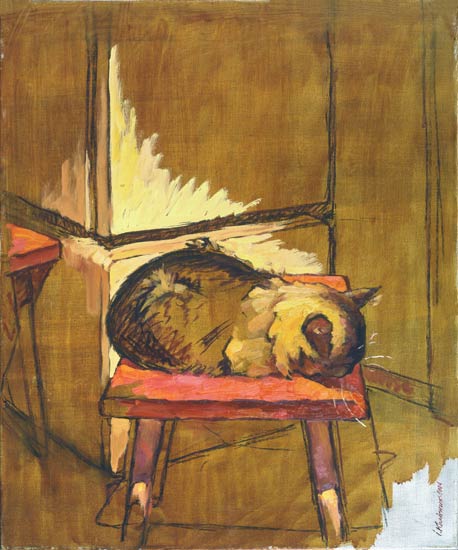 Drowsy Cat from Ivan Kolisnyk