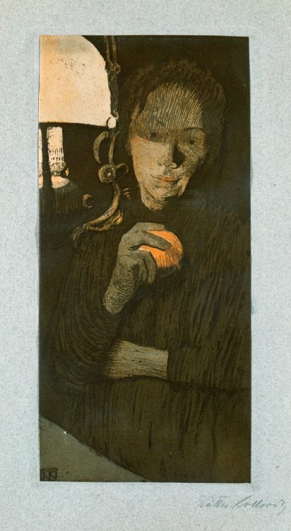 Woman iwith Orange from Kollwitz Käthe