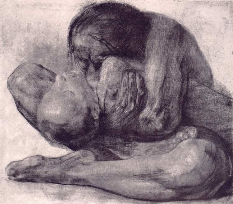 Woman with Dead Child from Kollwitz Käthe