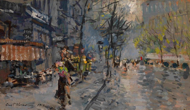 A Street in Paris from Konstantin Alexejewitsch Korowin