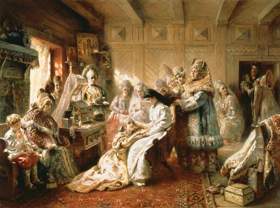 Heiratsvorbereitungen from Konstantin Jegorowitsch Makowski