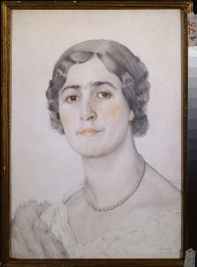 Portrait of the actress D.G. Karysheva