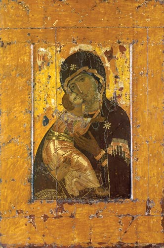 Gottesmutter von Wladimir from Konstantinopel Ikonenmalerei