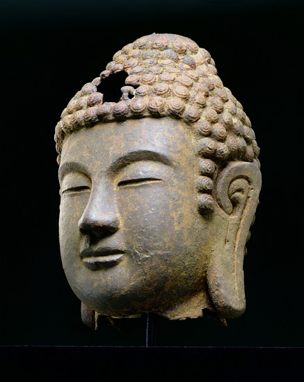 Head of Buddha, Korean, late 8th, early 9th century AD from Korean School