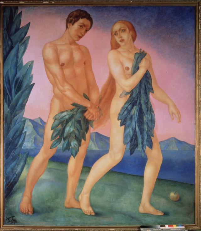 The Expulsion from the Paradise from Kosjma Ssergej. Petroff-Wodkin