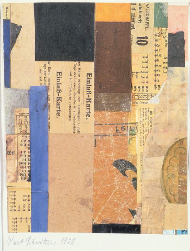 Untitled, 1928 (collage) from Kurt Schwitters