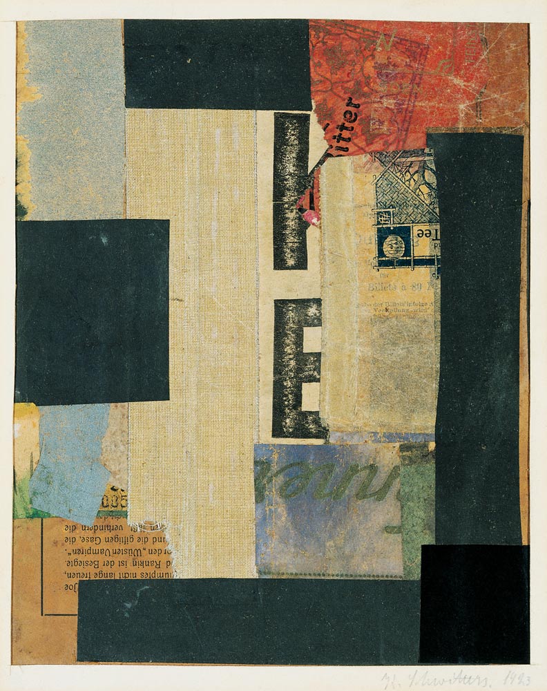 collage from Kurt Schwitters