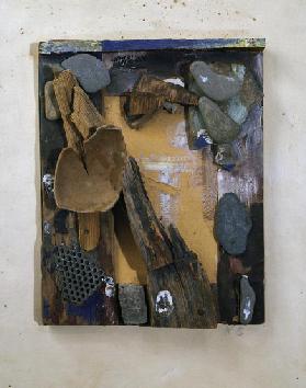 Untitled, 1939-1944, by Kurt Schwitters (1887-1948), assemblage, 35x27 cm. Germany, 20th century.