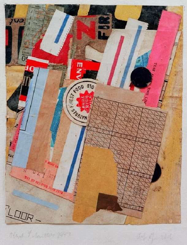 Out of red from Kurt Schwitters