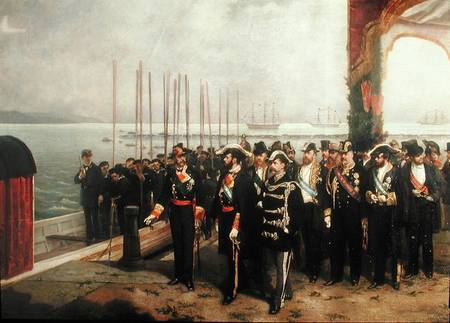 Embarkation of Amadeo I (1845-90) of Savoy for Spain from L. Alvarez