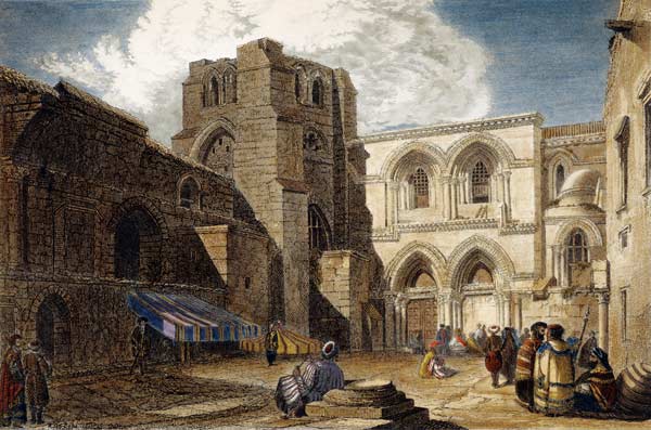Jerusalem, Grabeskirche from L. Deifel