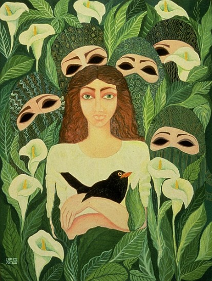 The Prisoner, 1988 (acrylic on canvas)  from Laila  Shawa