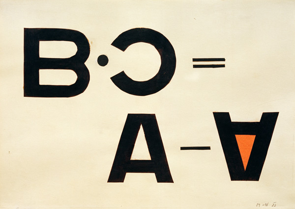 Ohne Titel (Typo Collage) from László Moholy-Nagy