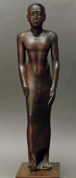 Statue of a standing male from Late Period Egyptian