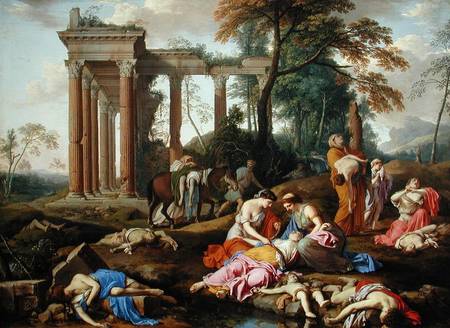 The Death of the Children of Bethel from Laurent de La Hyre