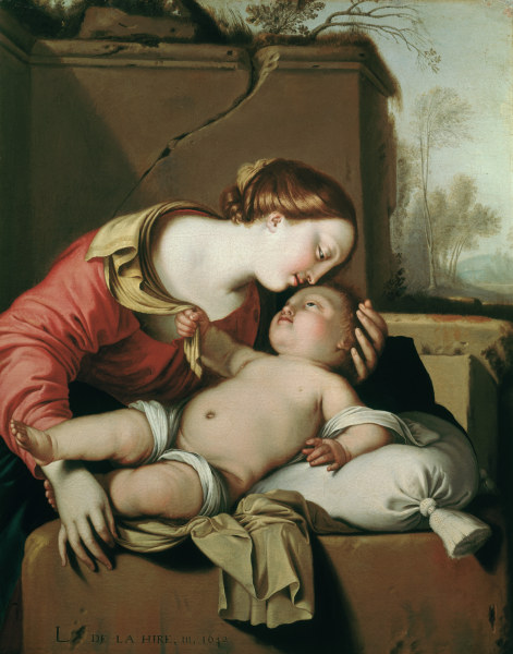L.de La Hyre, Maria mit Kind from Laurent de La Hyre