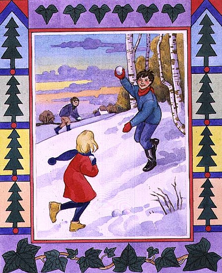 Snowballing, 1996 (w/c)  from Lavinia  Hamer
