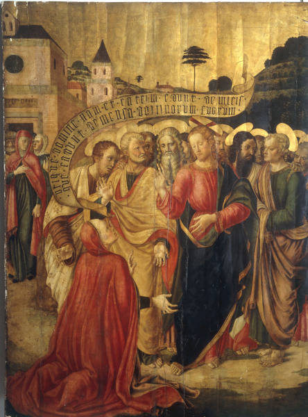 L.Bastiani, Christus und Samariterin from Lazzaro Bastiani