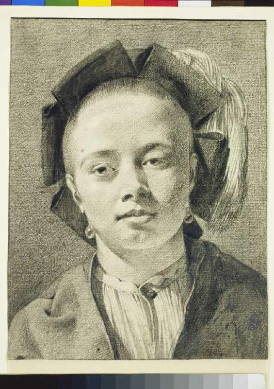 Bildnis eines jungen Mannes. from Leendert van der Cooghen