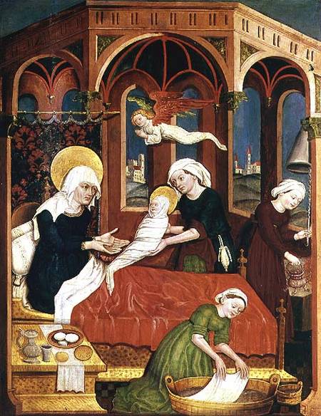 Birth of Mary from Leinhart von Brixen