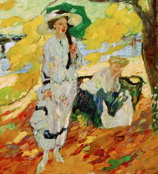 Herbstsonne, 1910. from Leo Putz