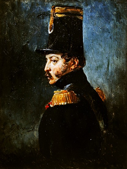 Portrait presumed to be of General Gaston Auguste de Gallifet from Leon Cogniet