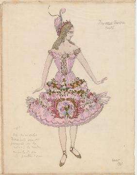 Costume design for the ballet Sleeping Beauty by P. Tchaikovsky