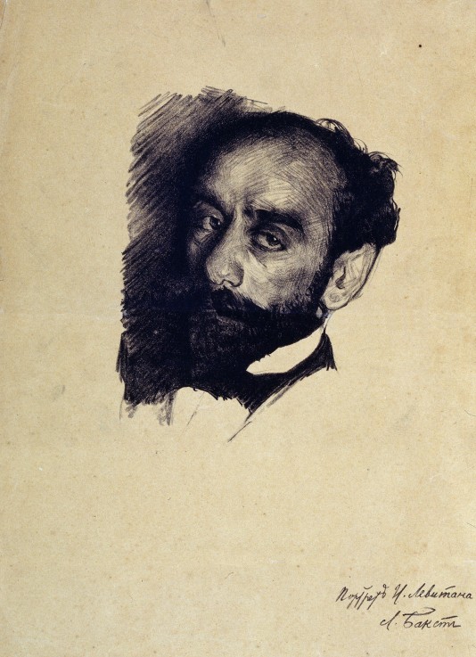Portrait of the artist Isaac Levitan (1861-1900) from Leon Nikolajewitsch Bakst