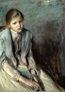 Bildnis eines verträumten Mädchens from Leon Wyczolkowski