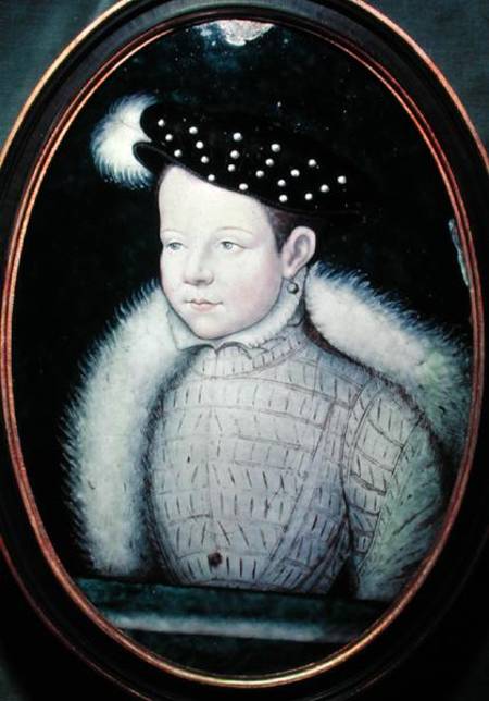 Portrait of Francis II (1544-60) as Dauphin of France from Leonard Limousin