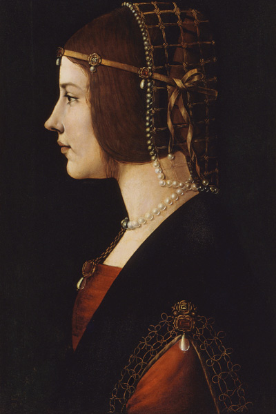 Damenbildnis Beatrice d'Este from Leonardo da Vinci