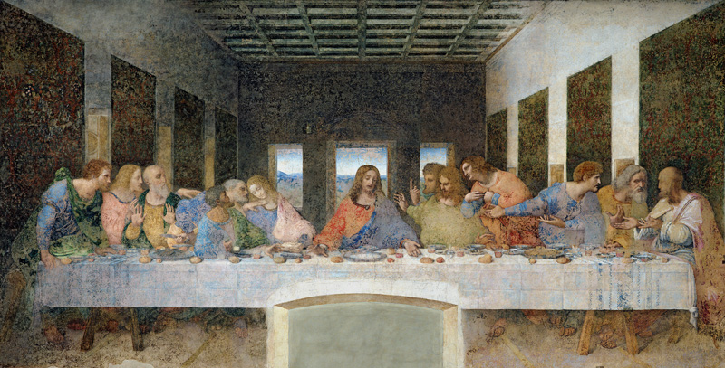 Abendmahl (restauriertes Bild) from Leonardo da Vinci