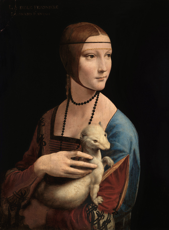 Dame mit dem Hermelin (Cecelia Gallerani) from Leonardo da Vinci