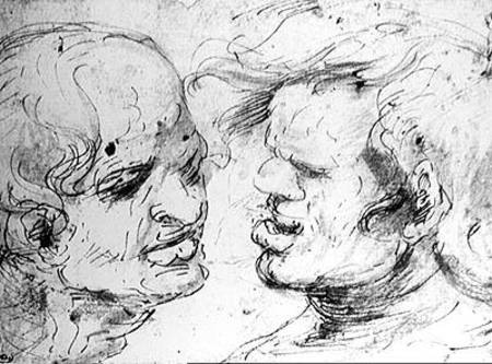 Two Heads from Leonardo da Vinci