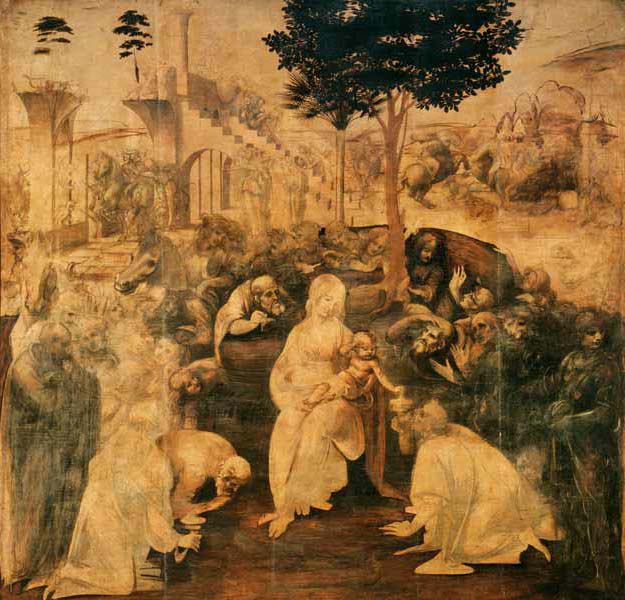 Anbetung der Könige from Leonardo da Vinci
