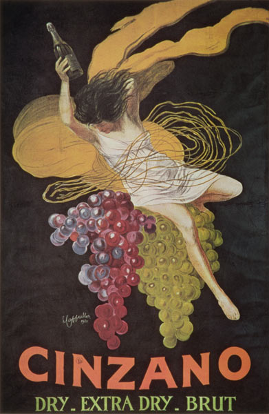 Poster advertising 'Cinzano' from Leonetto Cappiello