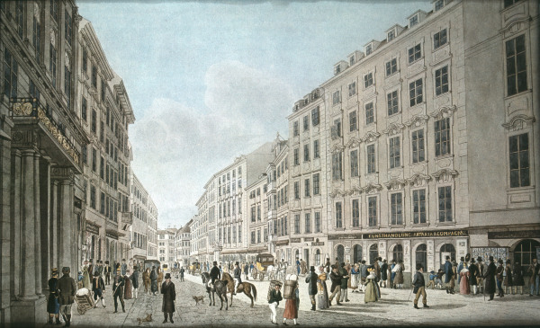 Vienna , Kohlmarkt from Leopold Beyer