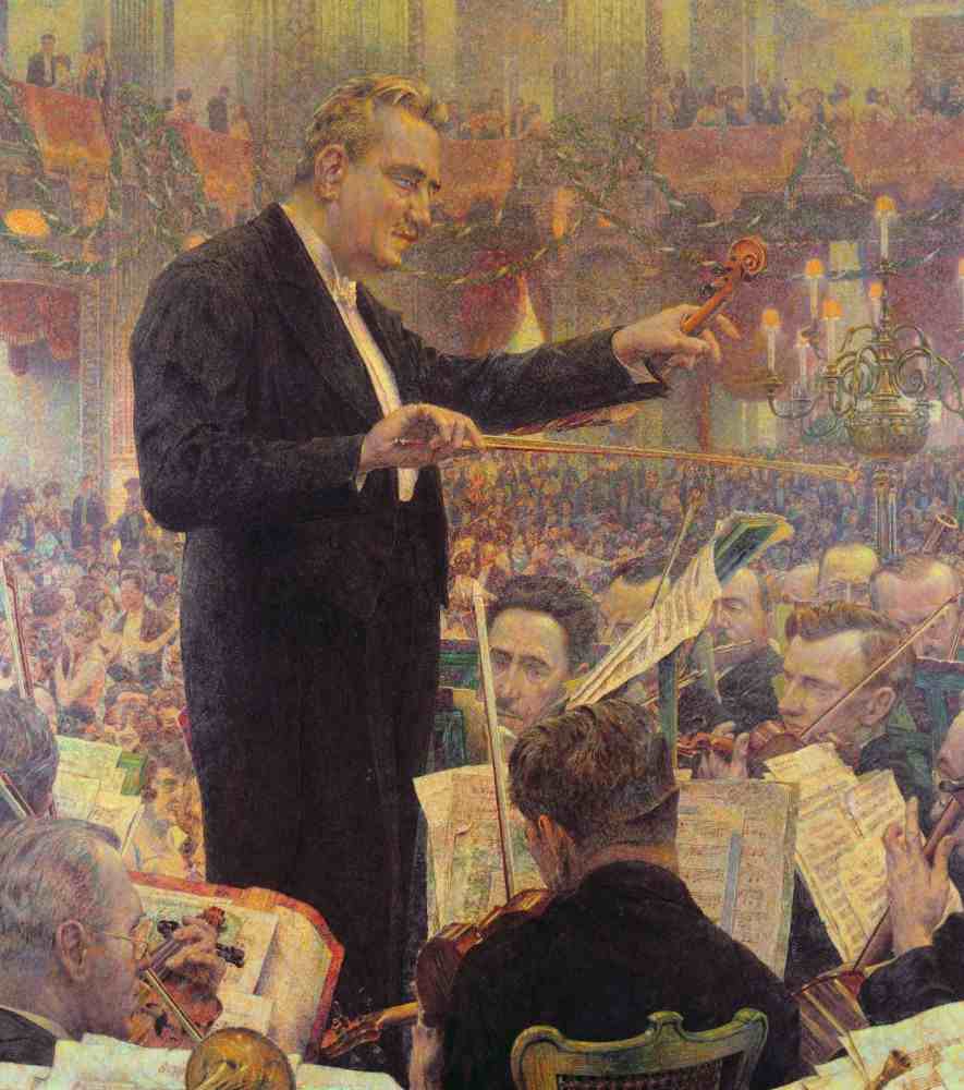 The Conductor of the Vienna Philharmonic Orchestra from Leopold Blauensteiner